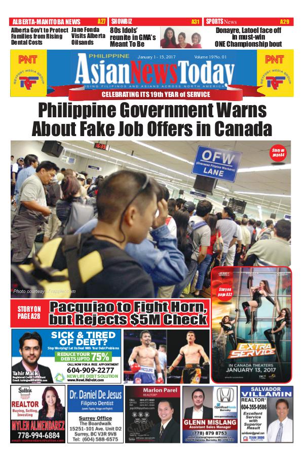 Philippine Asian News Today Vol 19 No1