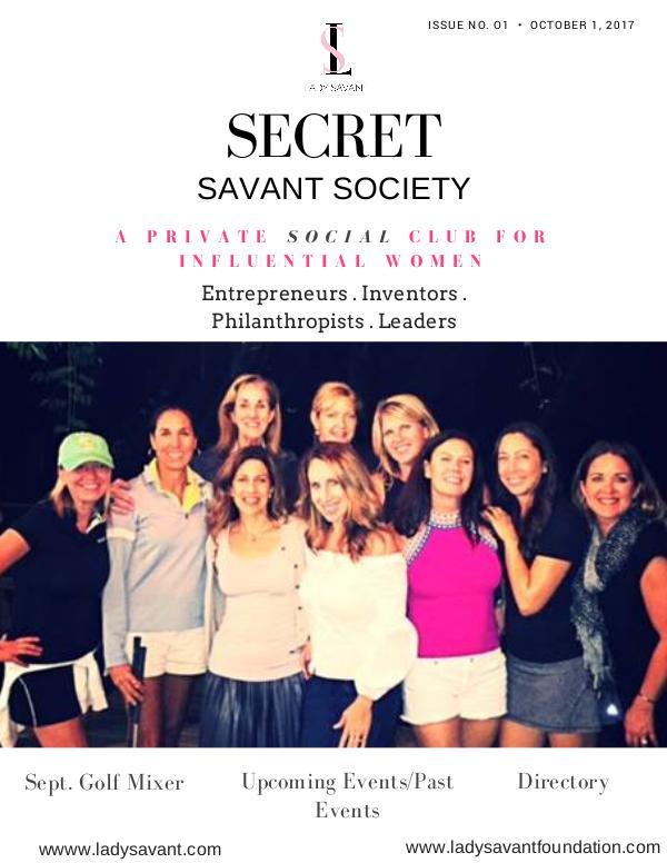 Secret Savant Society by Lady Savant October 2017 Issue