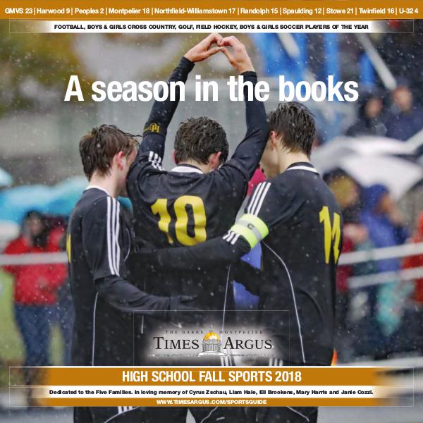 Times Argus Sports Guide Fall 2018