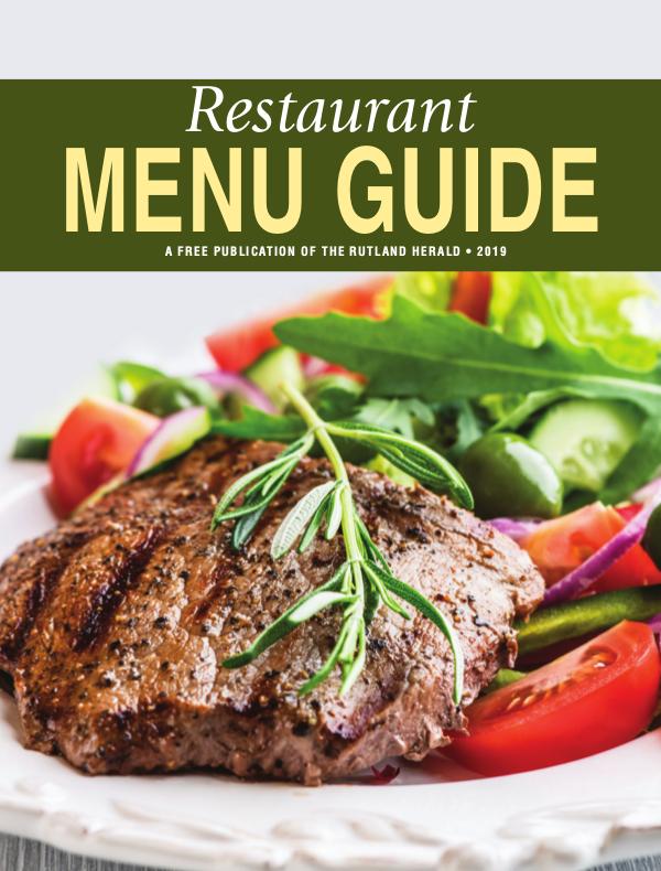 Restaurant Menu Guide Summer 2019