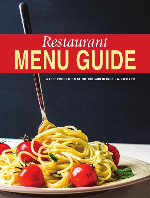 Restaurant Menu Guide Winter 2019