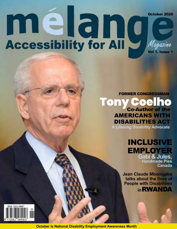 Mélange Accessibility for All Magazine October 2020