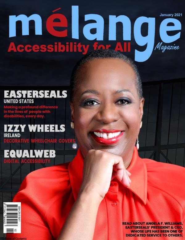 Mélange Accessibility for All Magazine January 2021