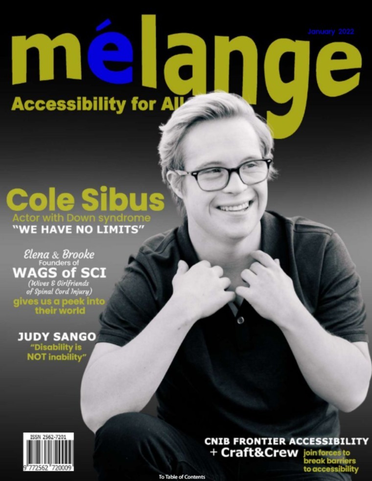 Mélange Accessibility for All Magazine January 2022