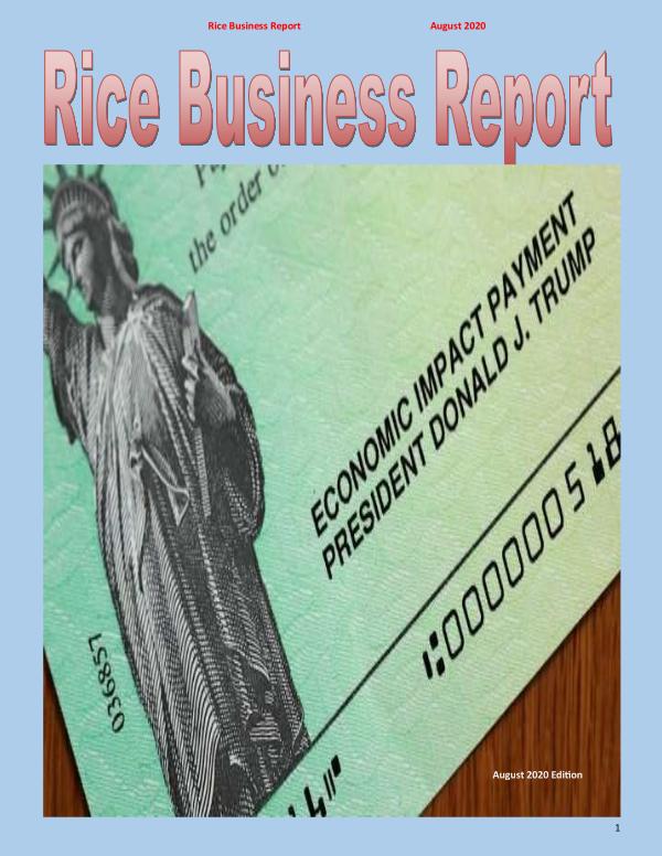 Rice Business Report August 2020
