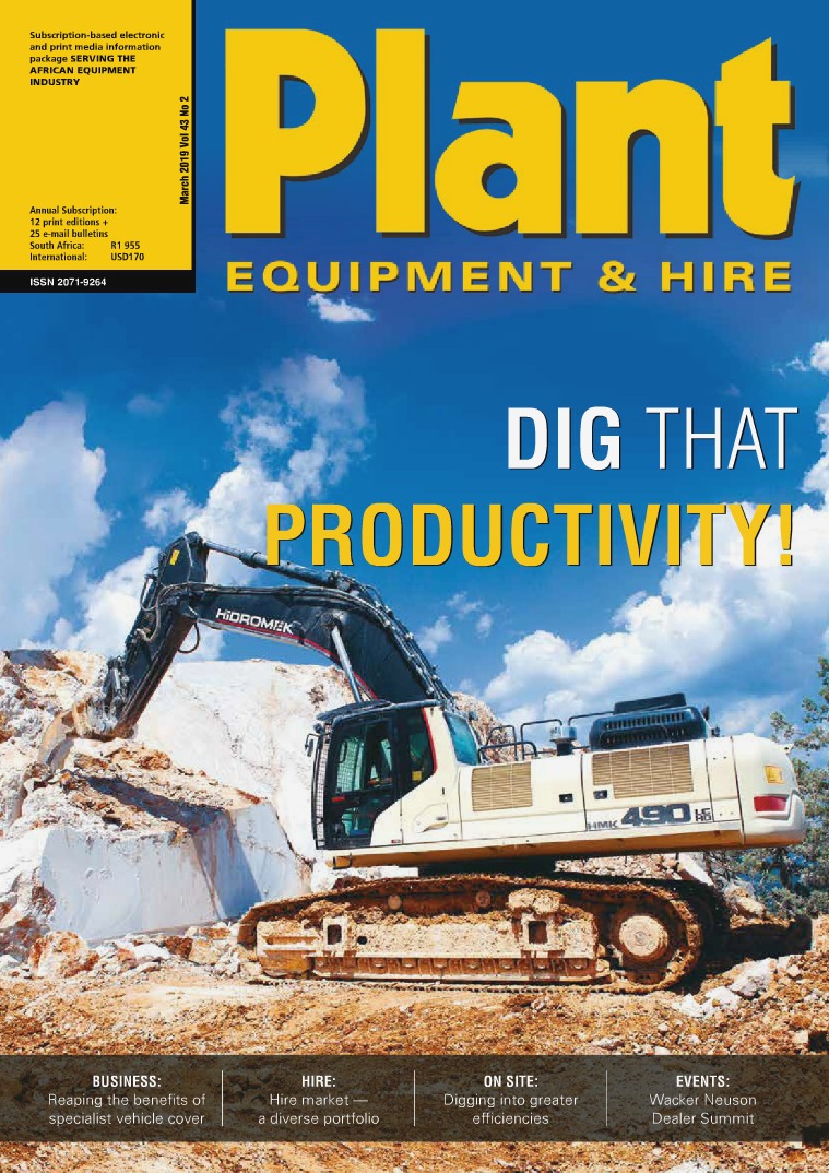 Plant Equipment and Hire March 2019