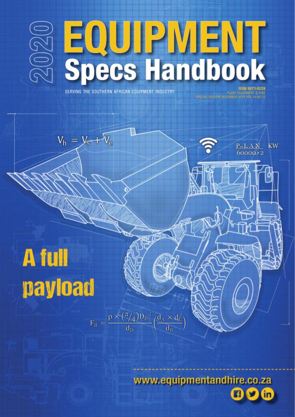 Equipment Specs Handbook 2020