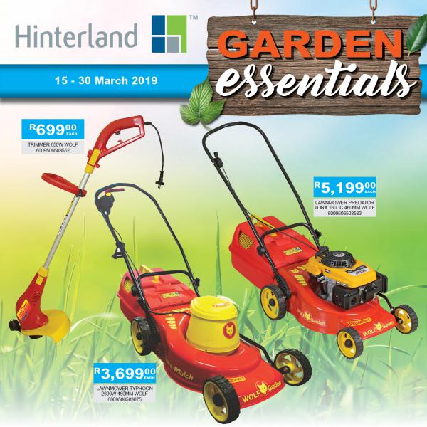 Hinterland Garden Essentials Promotion