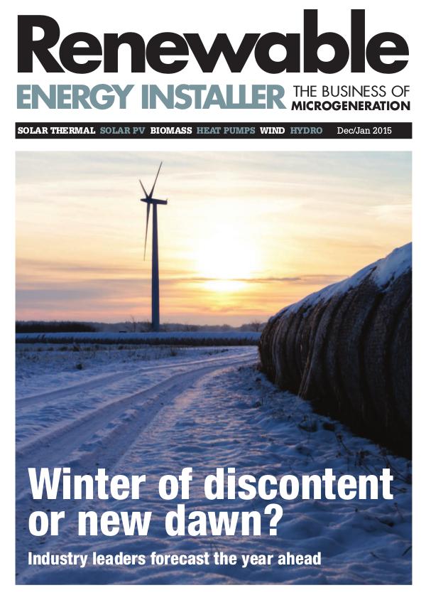 Renewable Energy Installer December/January 2015