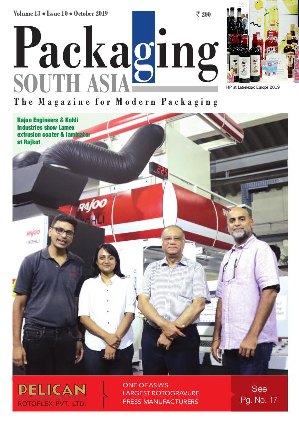 Packaging South Asia - October 2019 issue Emagazine