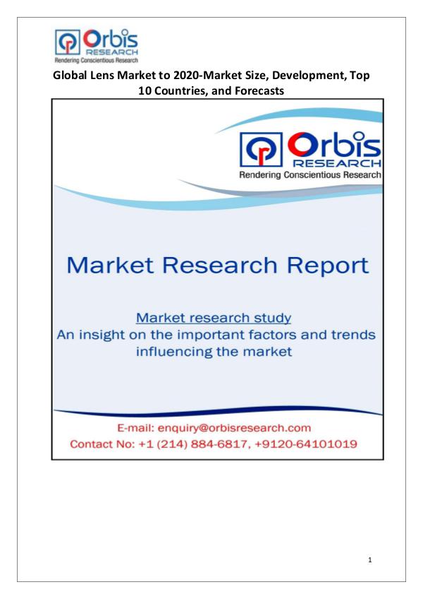 Industry Analysis Global Lens Market 2016-2020