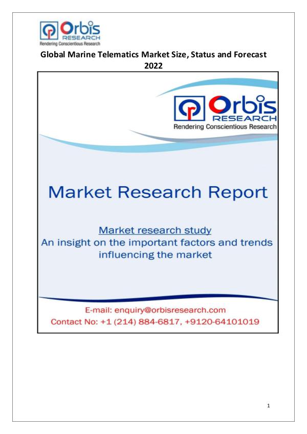Global Marine Telematics Market Analysis