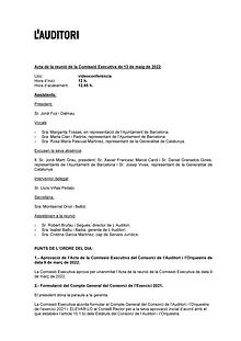 Acta Comissió Executiva 13_05_2022