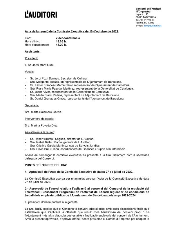 Acta Comissió Executiva 10_10_2022 Acta Comissió Executiva 10.10.22 web