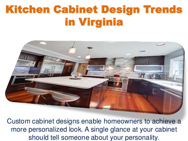 Kitchen Cabinet Design Trends in Virginia 1