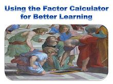 Using the Factor Calculator