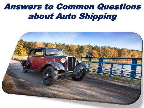 Answers to Common Questions about Auto Shipping 1