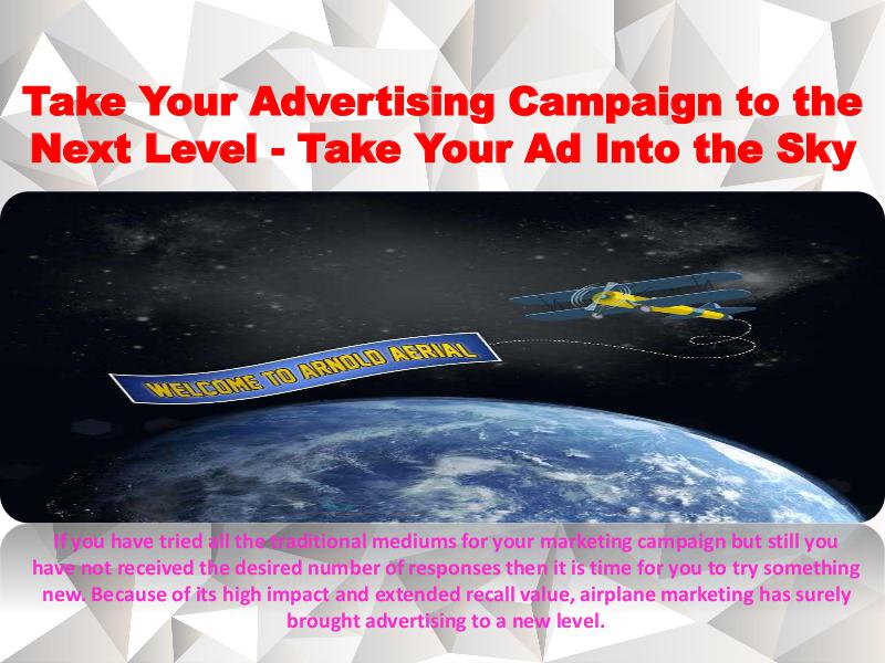 Take Your Advertising Campaign to the Next Level 1