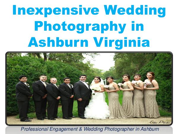 Inexpensive Wedding Photography in Ashburn Virginia 1