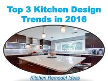 Top 3 Kitchen Design Trends in 2016