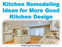 Kitchen Remodeling Ideas for More Good Kitchen Design