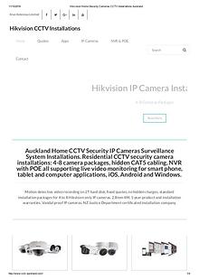 CCTVAuckland Home CCTV Security IP Cameras Surveillance System Instal