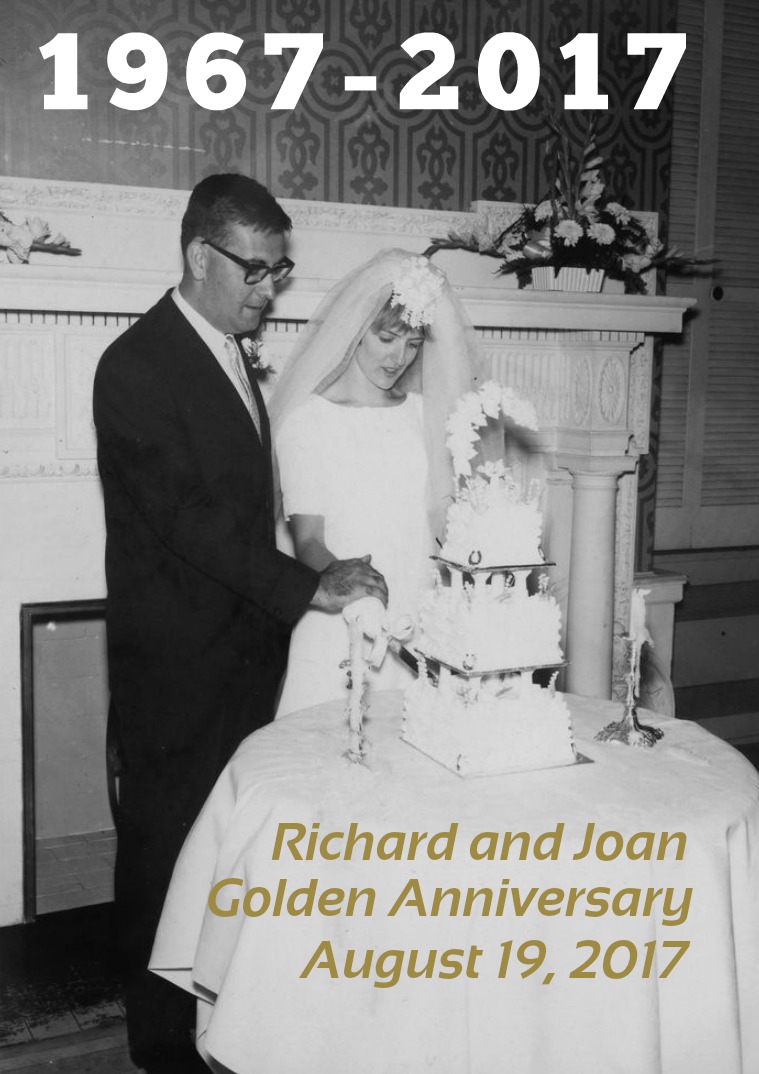 Joan and Richard 50 Years Together Golden memories