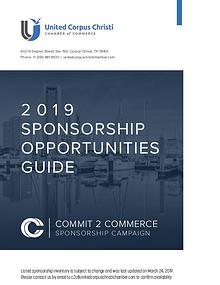2019 Sponsorship Opportunities Guide