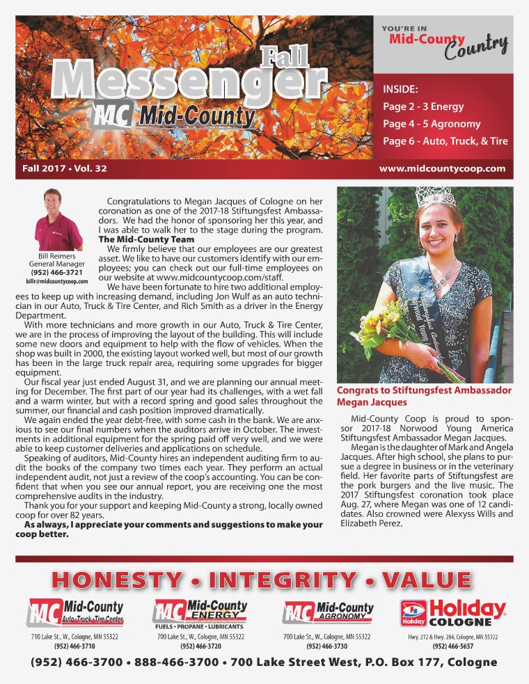 Mid-County Newsletter MC.newsletter.fall17
