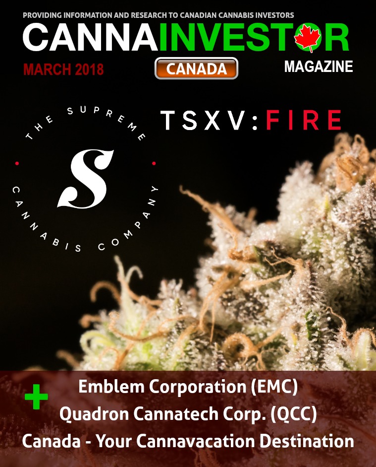 Canadian CANNAINVESTOR Magazine March 2018