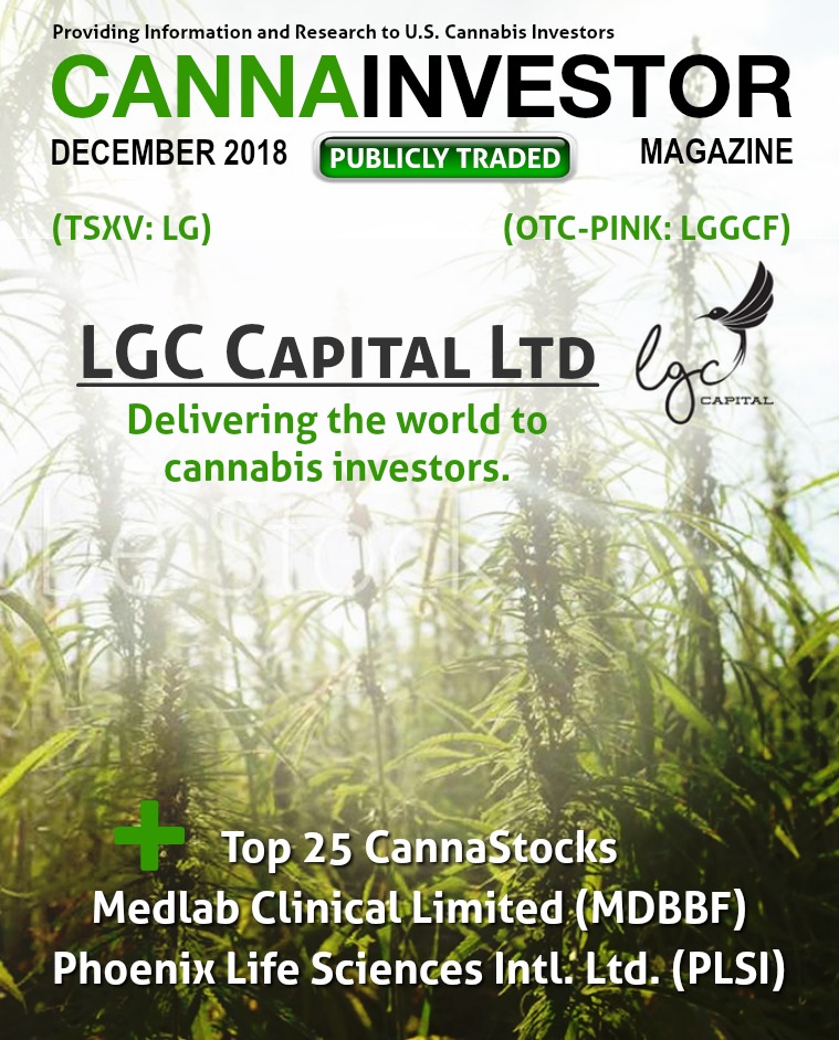 CANNAINVESTOR Magazine U.S. Publicly Traded December 2018