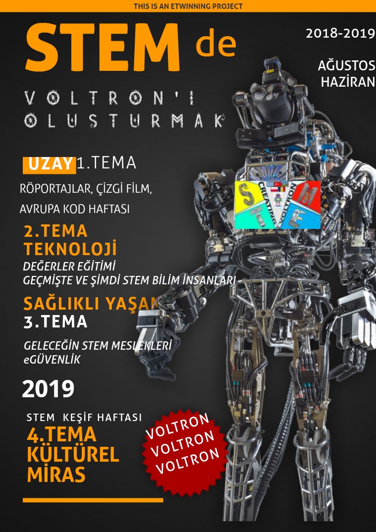 EBOOK OF FINAL PRODUCT FOR VOLTRON PROJECT Creating Voltron İn STEM Final Dergisi Türkçe