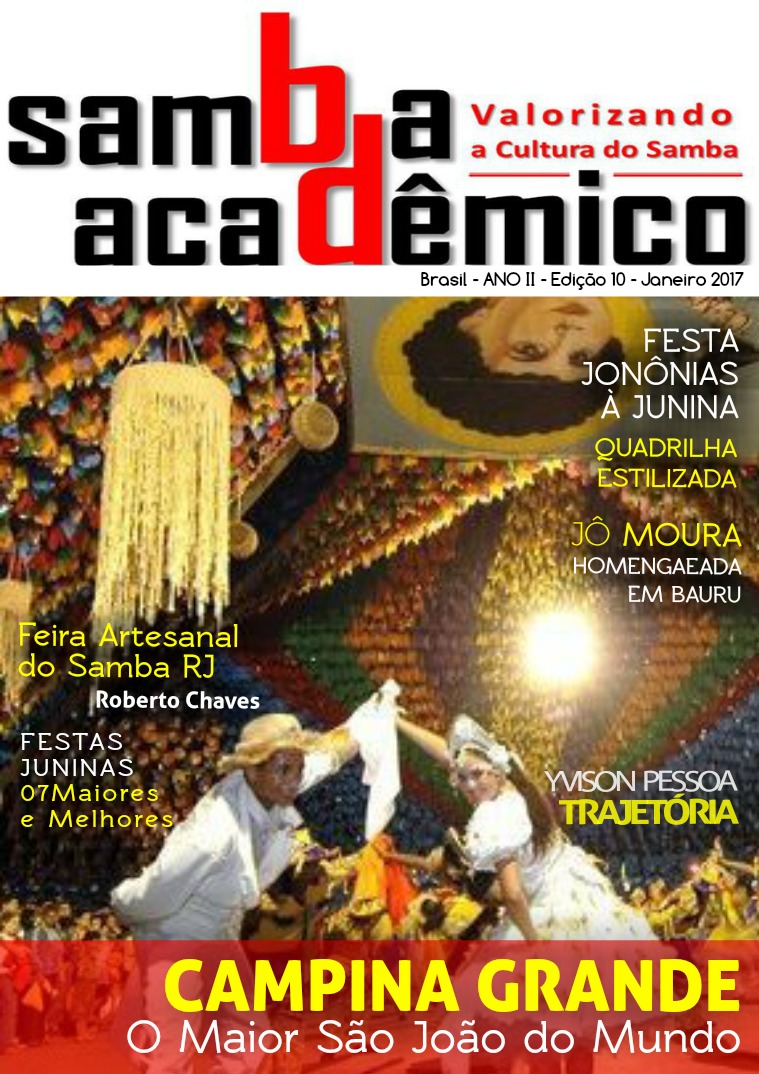 Samba Acadêmico Brasil Edição 10 ANO II Janeiro 2017