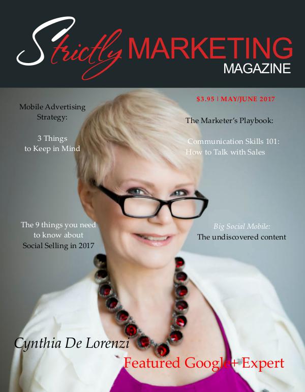 Strictly Marketing Magazine May/June 2017 Issue Strictly Marketing Magazine mayjune 2017