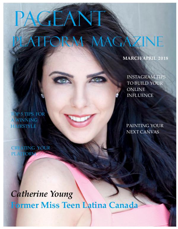 Pageant Platform Magazine March/April 2018 pageant platform magazine march april 2018 final