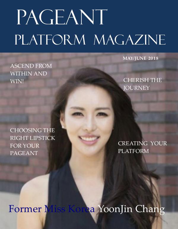 Pageant Platform Magazine May June 2018 Issue pageant platform magazine may june 2018