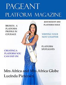 Pageant Platform Magazine July August 2018 Issue