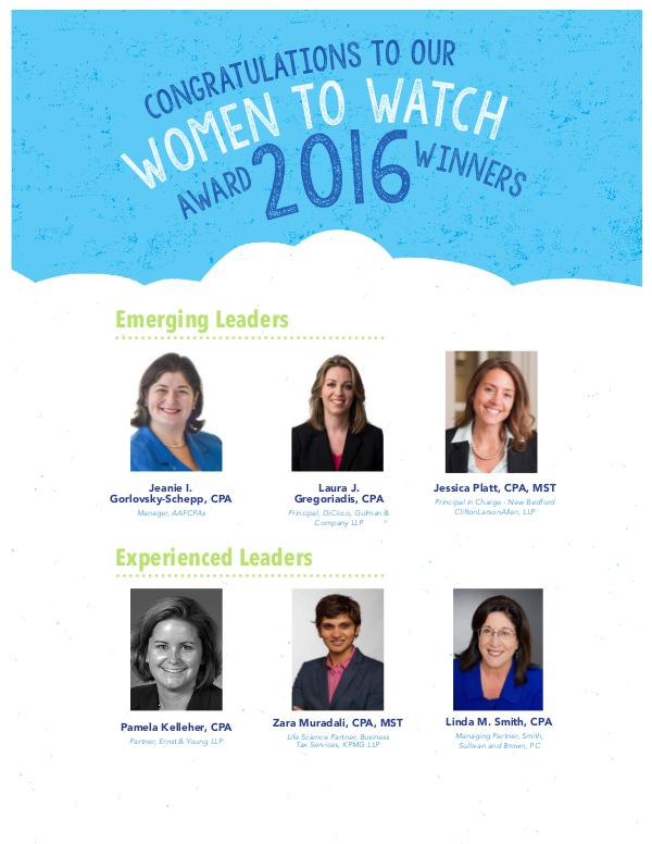 Women to Watch Awards 2016 Women to Watch Awards 2016