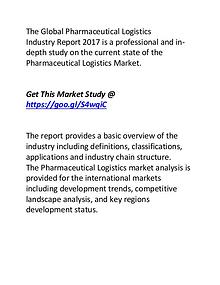 Pharmaceutical Logistics Industry Trends,Share & Size Forecasts 2022