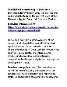Biometric Digital Door Lock Systems Industry 2017: Market Forecast