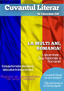 Revista Cuvantul Literar - Nr. 1 (decembrie 2016)