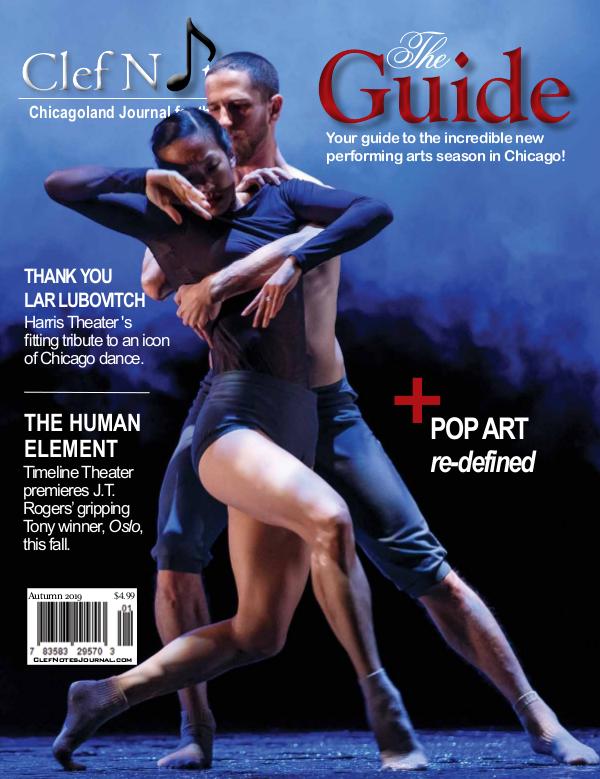 Clef Notes Chicagoland Journal for the Arts Autumn 2019 Issue - Featuring the Guide