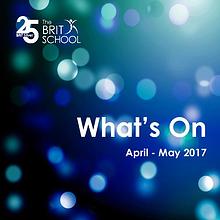 What's On at The BRIT School