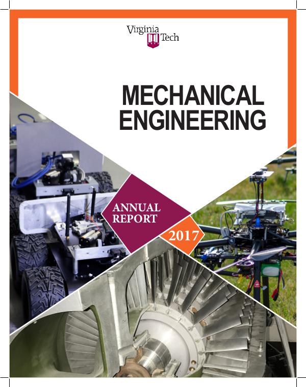 Virginia Tech Mechanical Engineering Annual Report 2017 Annual Report