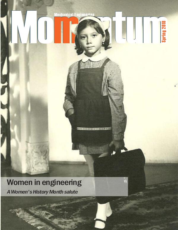 Momentum - The Magazine for Virginia Tech Mechanical Engineering Vol. 3 No. 1 Spring 2018