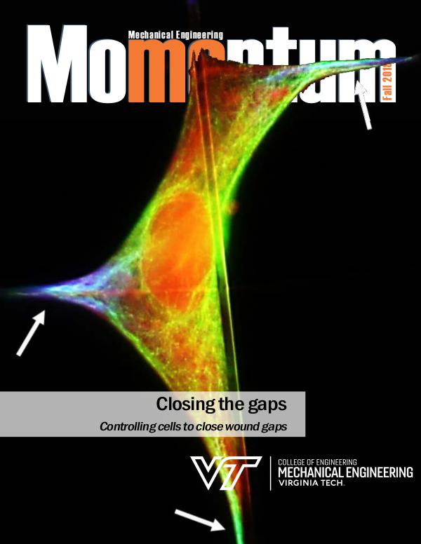Momentum - The Magazine for Virginia Tech Mechanical Engineering Vol. 3 No. 3 Fall 2018