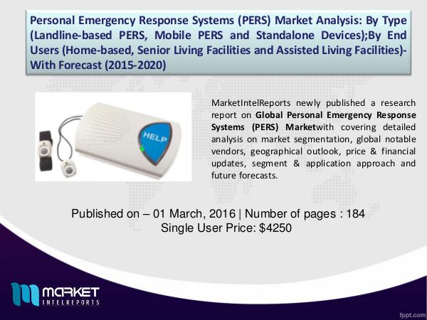 Personal Emergency Response Systems (PERS) Market Analysis 1