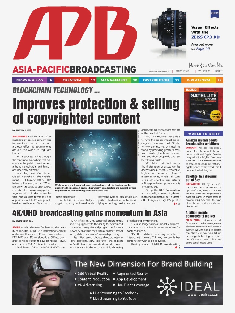 Asia-Pacific Broadcasting (APB) March 2018 Volume 35, Issue 2