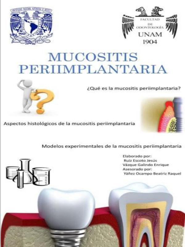 mucositis periimplantaria revista periodoncia mucositis periimplantaria