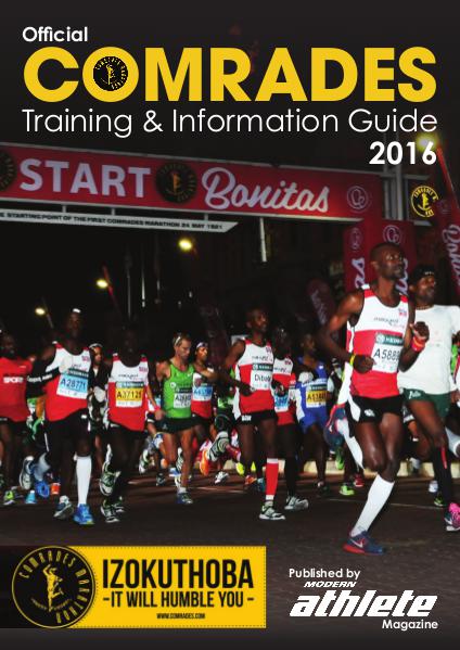 Comrades Supplement Comrades Training and Info Guide, January 2016